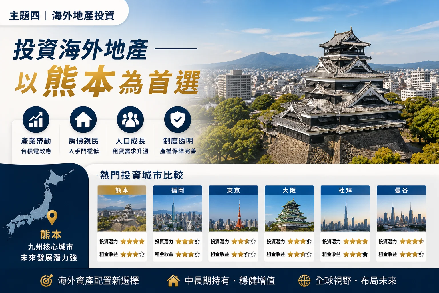 海外地產投資新焦點：為什麼日本熊本成為置產首選？