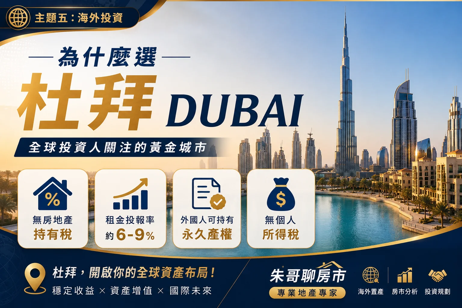 2026海外投資熱門城市｜為什麼越來越多人選擇杜拜置產？